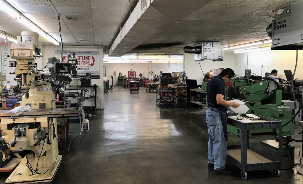 Aviation Industry Repair facility main floor, Hurst, TX