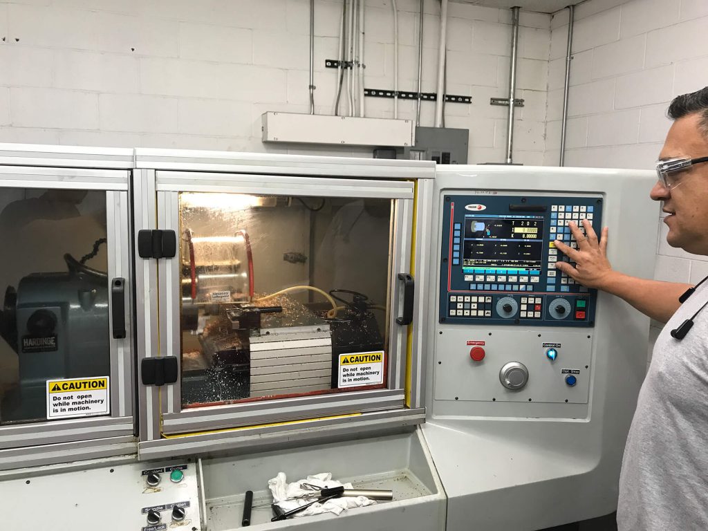 Repair Bushings being manufactured from Copper-Beryllium for 737 MLG Beam installation component