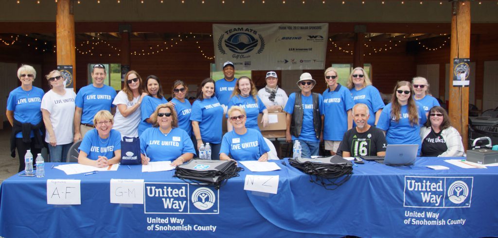 A large group of ATS partners volunteered alongside United Way of Snohomish County folks at the 5th Annual Team ATS