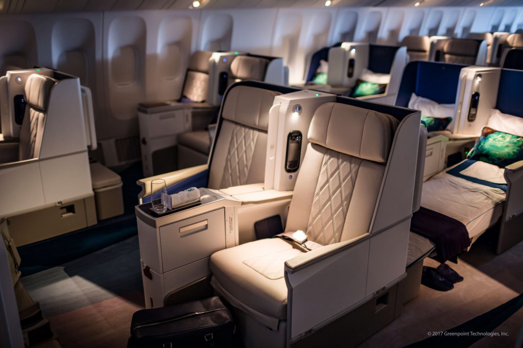 VIP seating area in recent aircraft completion (photo courtesy of Greenpoint Technologies)