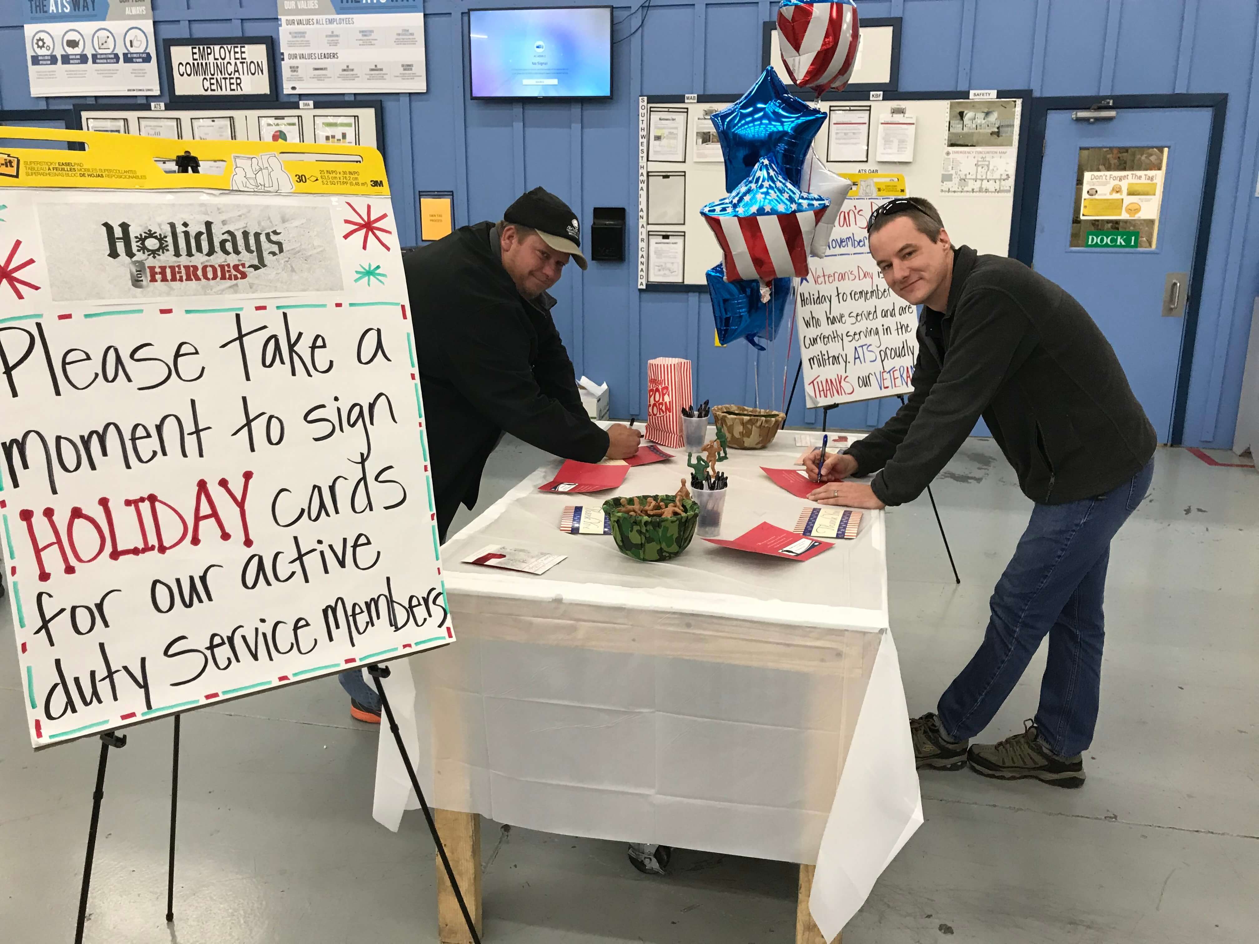Partners Thank Active Duty Service Members During Veterans Day 2017