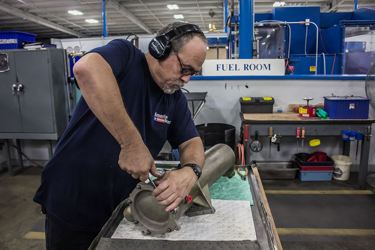 Inspection check of fuel component prior to high pressure static and flow testing